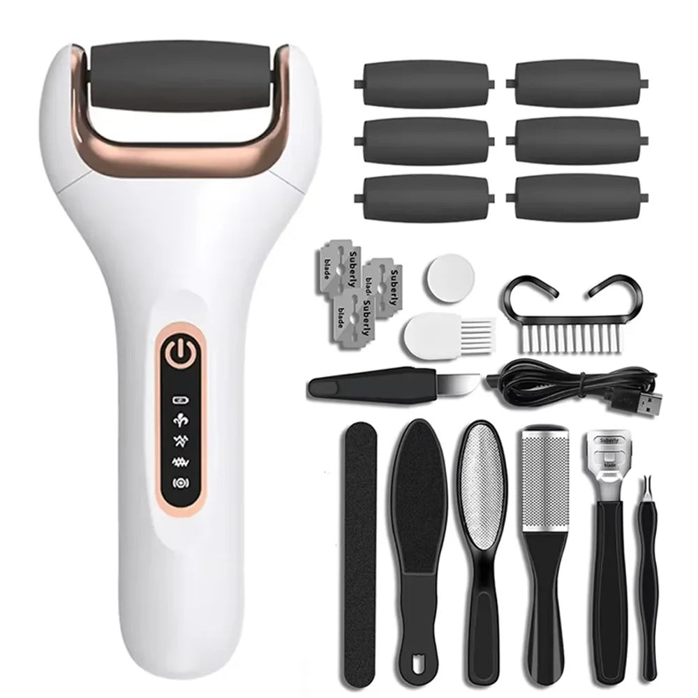 Electric Foot File Callus Remover Dead Skin Removal Pedicure Tools for Hard Cracked Dry Skin Pedicure Feet Care Heel Cleaning