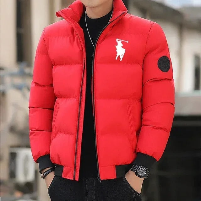 2025 Fashion Autumn/Winter Zipper Cotton Jackets, Warm Cotton Padded Jackets, Cotton Padded Casual Winter Sportswear, Stand-up