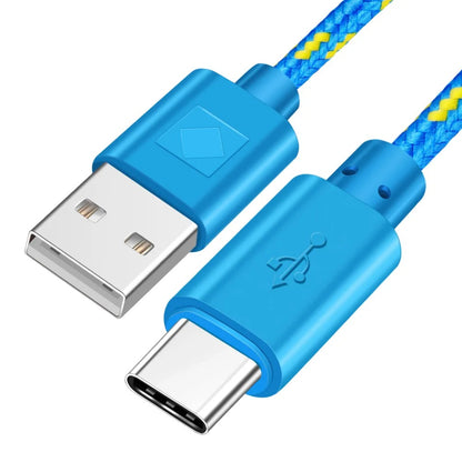 OLAF Nylon Braided USB Type C Cable 1M 2M 3M Data Sync Fast Charging USB C Cable For Samsung S9 S10 Xiaomi mi9 mi8 Huawei Type-c