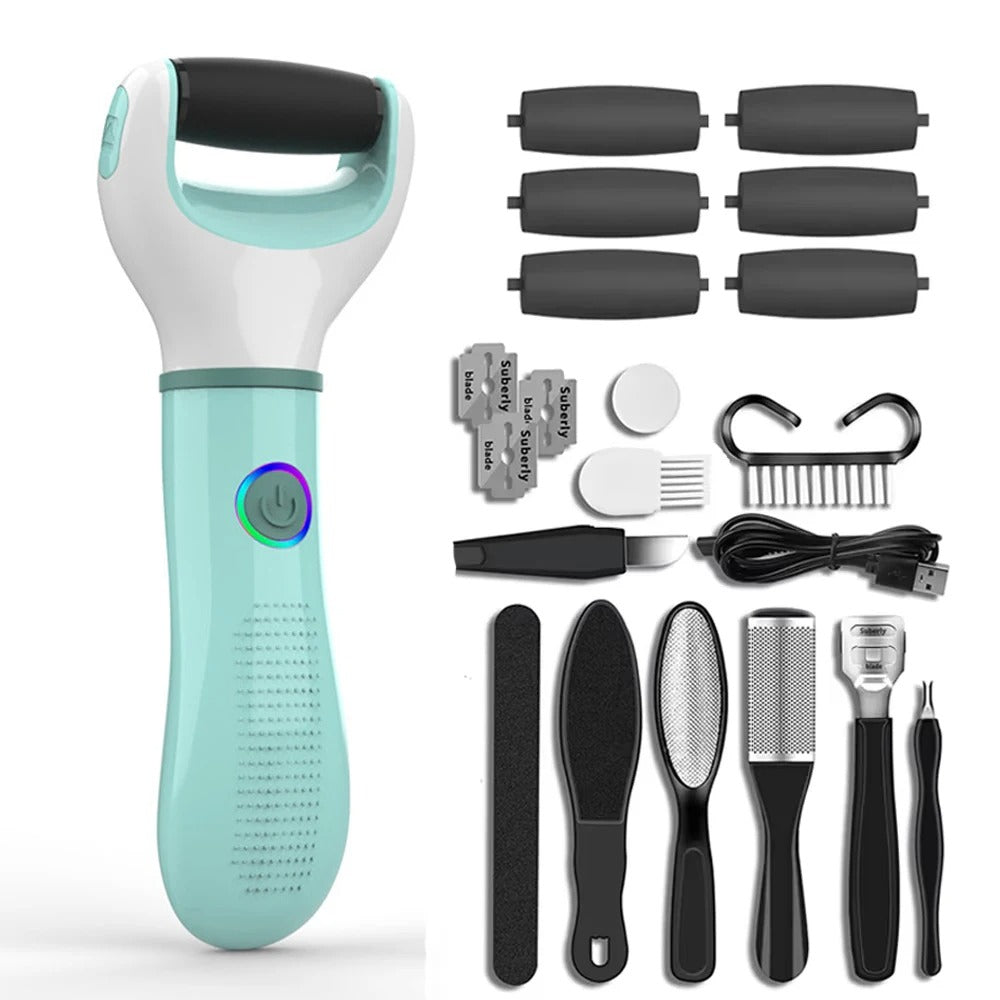 Electric Foot File Callus Remover Dead Skin Removal Pedicure Tools for Hard Cracked Dry Skin Pedicure Feet Care Heel Cleaning