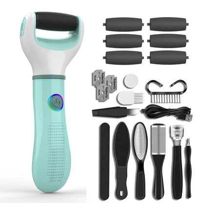 Electric Foot File Callus Remover Dead Skin Removal Pedicure Tools for Hard Cracked Dry Skin Pedicure Feet Care Heel Cleaning