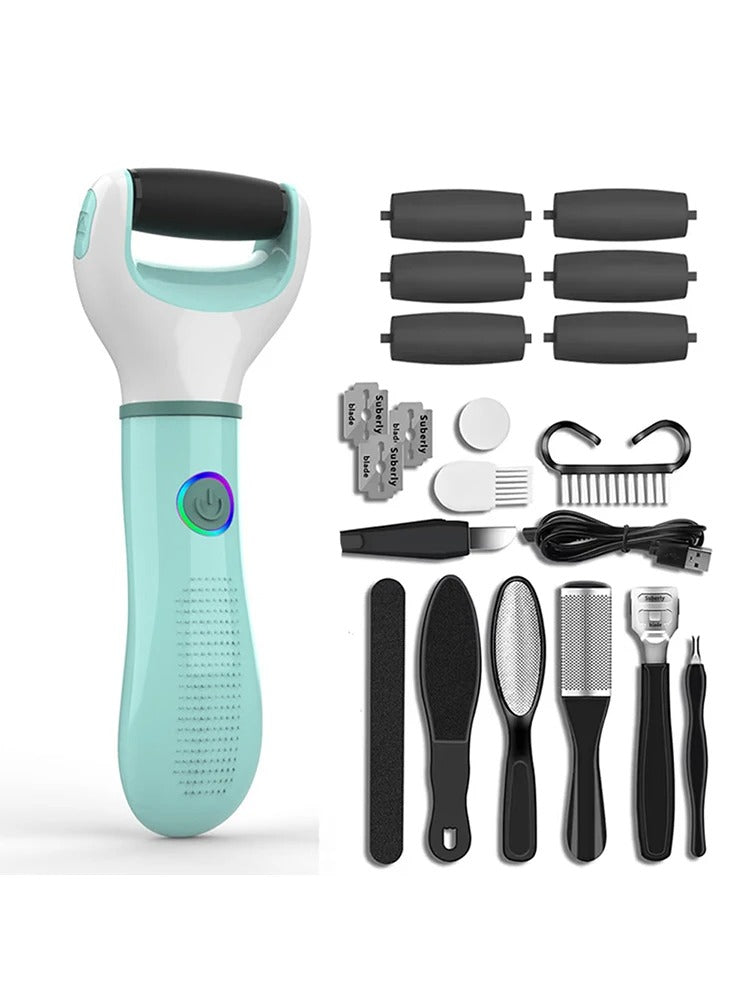 Electric Foot File Callus Remover Dead Skin Removal Pedicure Tools for Hard Cracked Dry Skin Pedicure Feet Care Heel Cleaning