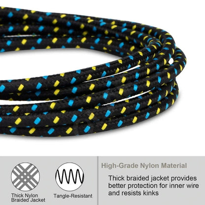 OLAF Nylon Braided USB Type C Cable 1M 2M 3M Data Sync Fast Charging USB C Cable For Samsung S9 S10 Xiaomi mi9 mi8 Huawei Type-c