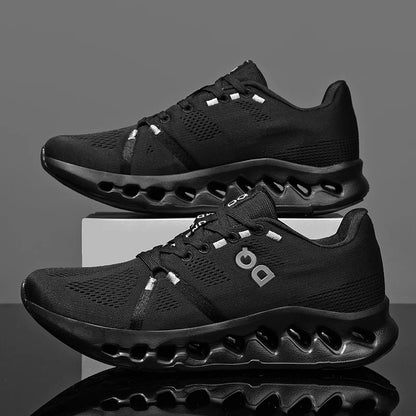 Men Casual Sports Running Shoes Marathon Air Cushion Breathable Lightweight Men Comfortable Athletic Nonskid Sneakers Outdoor