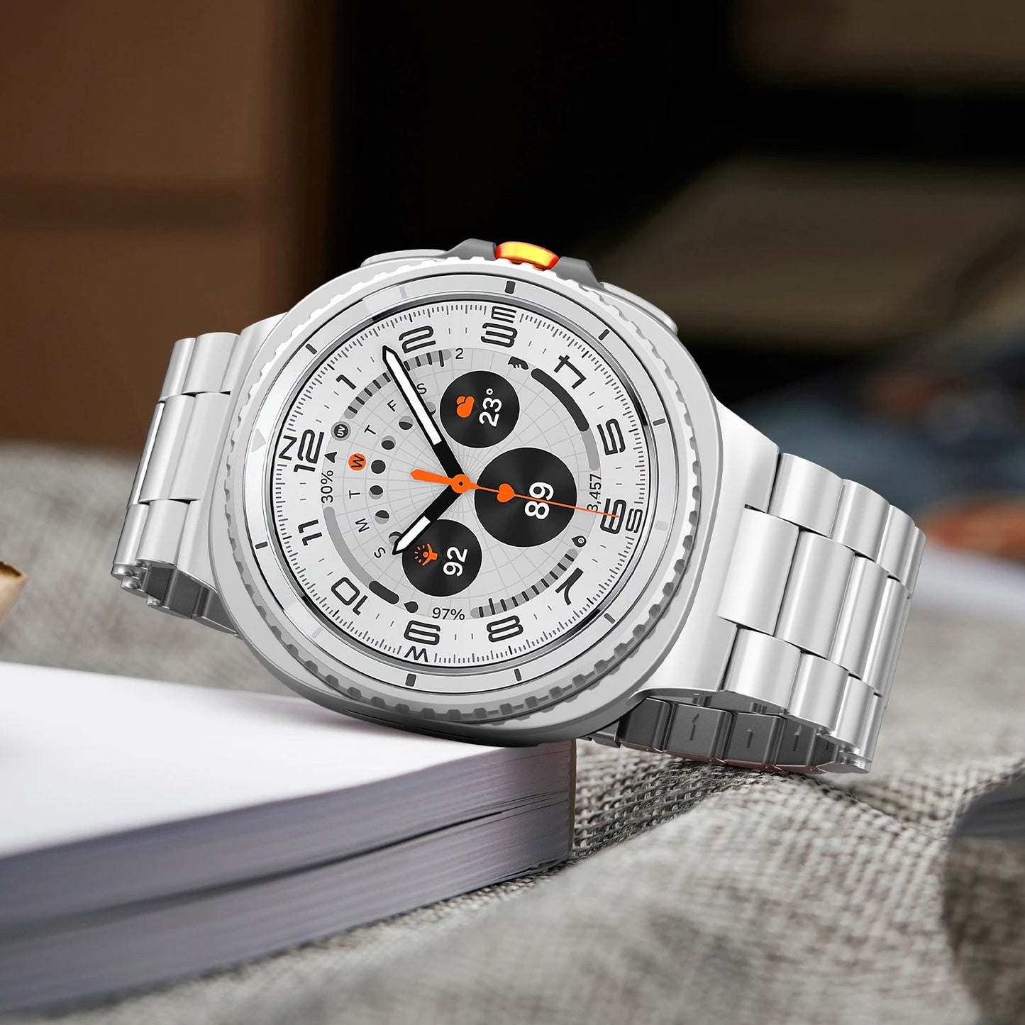 Stainlesteel Strap Fos Sr Samsung Galaxy Watch 8 classic 46mm Metal Watchband Bracelet Correa For Samsung Watch 8 40mm 44mm band