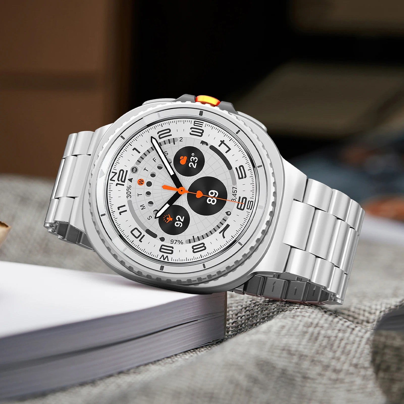 Stainlesteel Strap Fos Sr Samsung Galaxy Watch 8 classic 46mm Metal Watchband Bracelet Correa For Samsung Watch 8 40mm 44mm band