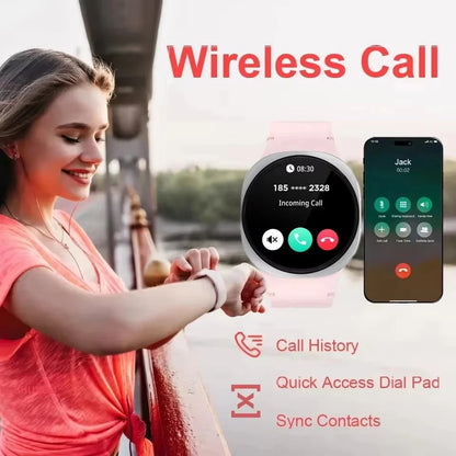 2025 New Series 8 Mini Smart Watches GPS Track For Men Women Health Sport AMOLED Heart Rate Bluetooth Call Waterproof Smartwatch