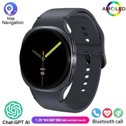 2025 New Series 8 Mini Smart Watches GPS Track For Men Women Health Sport AMOLED Heart Rate Bluetooth Call Waterproof Smartwatch