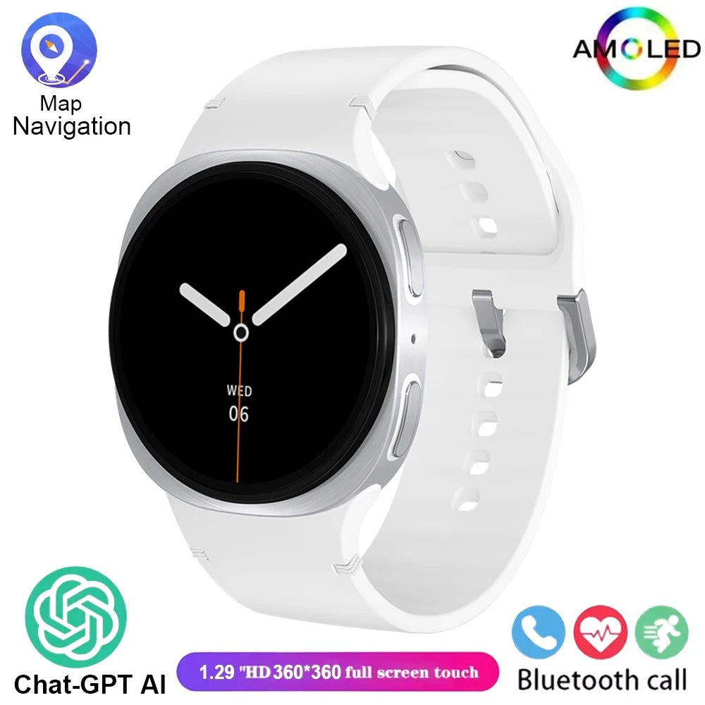 2025 New Series 8 Mini Smart Watches GPS Track For Men Women Health Sport AMOLED Heart Rate Bluetooth Call Waterproof Smartwatch